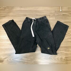 Advisory Board Crystals Black Denim Pants